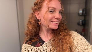 ASMR Make Polymer Clay Earrings With Me 🥧🍂✨ Whispering hand sounds and rambling [upl. by Ainirtac790]