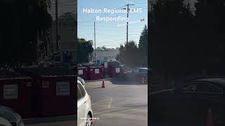 Halton Regional EMS Responding In Milton Ontario 🇨🇦 [upl. by Nileuqay662]