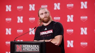 Nebraskas Isaac Gifford full press conference after loss to UCLA [upl. by Arratal]