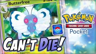 BUTTERFREE MAKES THEM QUIT  Pokemon TCG Pocket [upl. by Accebar]