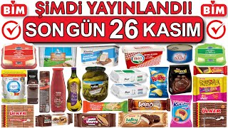 BİM İNDİRİMLERİ BU HAFTA  BİM 20 KASIM 26 KASIM  BİM AKTÜEL ÜRÜNLER  BİM KATALOĞU  BİM BU HAFTA [upl. by Refanej18]