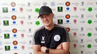 POST MATCH INTERVIEW Ilfracombe Town H JWL Aug 31 [upl. by Solley432]