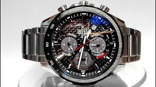 Casio Edifice EFSS540DB1A Solar powered Sapphire watch video 2018 [upl. by Eeldivad]