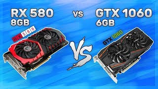 RX 580 8GB vs GTX 1060 6GB  1080p  Benchmarks  6 Game Tested [upl. by Tabbie]