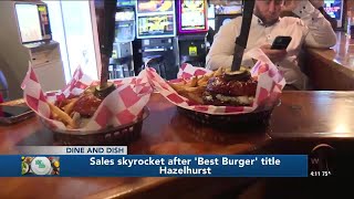 Pickles Bar amp Grill in Hazelhurst sees surge in customers after winning Best Burger award [upl. by Ennalyrehc]