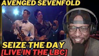 AVENGED SEVENFOLD SEIZE THE DAY LIVE IN THE LBC  EPIC PERFORMANCE  REACTION [upl. by Cherilynn]