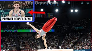 🦅 Its a bird 🛩️ its a plane  its Stephen Nedoroscik swooping across the pommel horse 🐴 [upl. by Asirak]