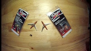 Rage Crossbow X Broadhead Blade Replacement [upl. by Rehtaef418]