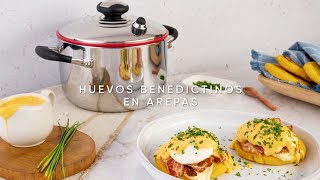 Huevos Benedictinos con Arepa [upl. by Otreblasiul]