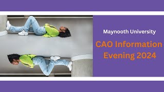 CAO Information Evening 2024 The CAO Application Process [upl. by Aiseneg701]