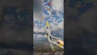 Bf109 gets shot down buy quad 50 cal warthunder [upl. by Forward]