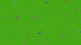 Free Confetti Green Screen Effect [upl. by Gnep45]