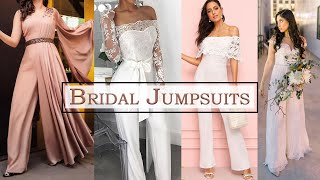 Bridal Jumpsuits  2021 Wedding Jumpsuits  2021 Ways to Style a Jumpsuit  Jumpsuit Outfit Ideas [upl. by Ikram]