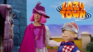 O Cavaleiro Azul  LazyTown em Português  Episódio Completo  Desenhos animados para crianças [upl. by Parrnell820]