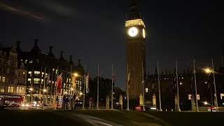 Big Ben midnight and quarter past chimes ASMR [upl. by Llekcm1]