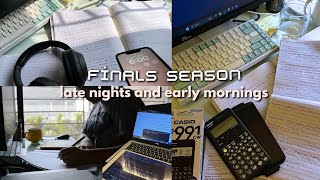 STUDY VLOG  Engineering FINALS 💻 Late Night study Routine amp practicals 🎧 [upl. by Ysor384]