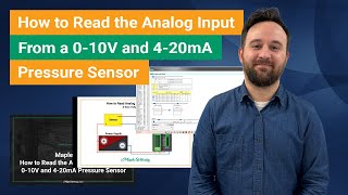 How to Read the Analog Input from a 010V and 420mA Pressure Sensor [upl. by Lynn68]