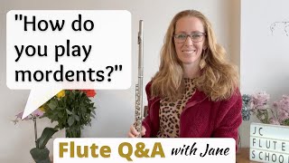 How to play mordents on the flute [upl. by Yeldarb]