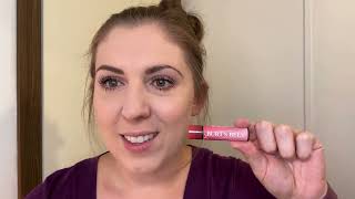 Honest Review of the Burts Bees Tinted Lip Balm in Rose [upl. by Nitsruk]