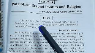 Patriotism Beyond Politics and Religion by Dr APJ Abdul Kalam explained in Hindi [upl. by Ravilob16]