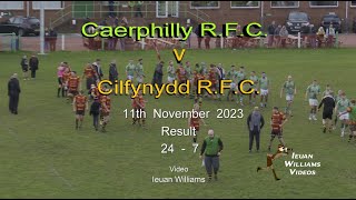 Caerphilly RFC v Cilfynydd RFC 11th November 2023 [upl. by Schechinger]