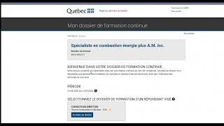 Tutoriel  Formation continue obligatoire  Comment déposer une attestation à la RBQ [upl. by Keppel]