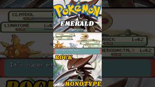 Pokemon EmeraldRock MonotypeTateampLiza [upl. by Amandie]