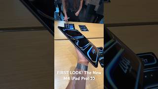 The New M4 iPad Pro w OLED Display First Look amp HandsOn apple ipadpro m4 [upl. by Esiom]