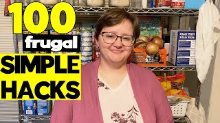 100 Frugal Tips to Save Money  Frugal Hacks [upl. by Rida]