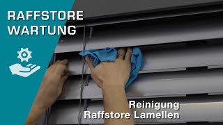 Reinigung Raffstore Lamellen von Schlotterer [upl. by Frazier]