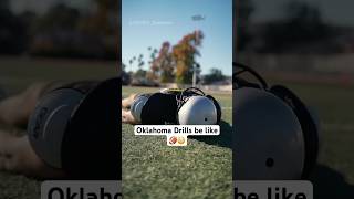 Oklahoma Drills be like‼️😳 footballshorts collegefootball nfl [upl. by Aloise140]