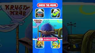 Guess Meme Song Famous Meme Sing Smurf Cat  Spongebob Theme meme memesong shorts [upl. by Ynnam]