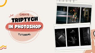 How to Easily Create Triptych Frames for Your Photos in Photoshop photoshop [upl. by Ignacius]