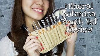 Mineral Botanica Brush Set Review  Savira Millenita [upl. by Karlan747]