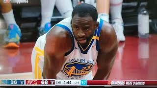 gsw vs cavs last 7mins of 2nd qtr [upl. by Latreece57]