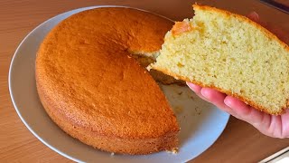 Gâteau au yaourt en 1 minute  Bon et moelleux Recette facile et rapide [upl. by Waldemar]