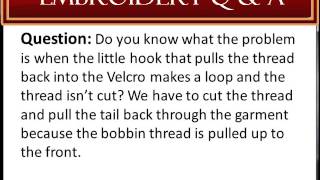 What is Causing My Embroidery Machine Thread Trimming Problems [upl. by Salazar557]