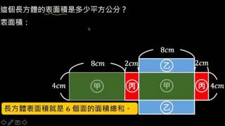 長方體的表面積 [upl. by Banyaz]