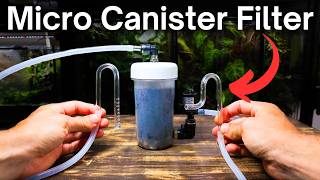 How To Make a Mini Canister Filter For Nano Aquariums [upl. by Ordisy]