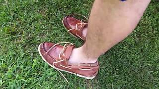 Sperry Gold Cup TopSider Boat Shoes Get Trashed5 [upl. by Isawk]