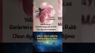 HAYIRLI CUMALAR CUMA MESAJLARI cumamesajlarıkısavideo [upl. by Yednil61]