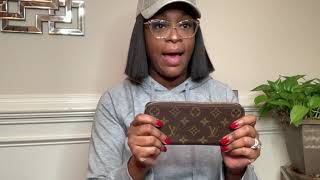 Louis Vuitton Clemence Wallet Review [upl. by Otsirave]