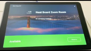 Zoom Room Scheduling Display Demo [upl. by Westlund333]