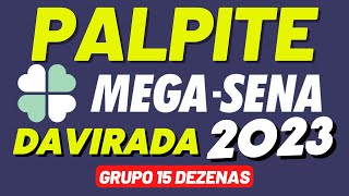 5 PALPITES PARA MEGASENA DA VIRADA 2023  JOGOS COM 15 DEZENAS [upl. by Areit216]