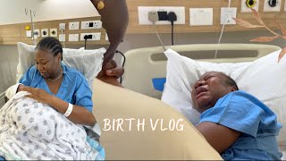 LABOUR amp DELIVERY VLOG the longest 6 hours of my life  NATURAL BIRTH NO EPIDURAL [upl. by Carrillo]