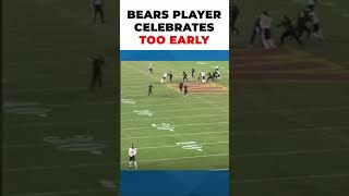 Bears player celebrates TOO EARLY [upl. by Annis]