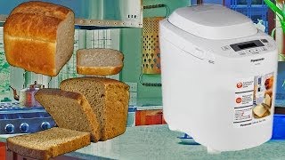 Хлебопечка Panasonic SD 2501 WTS Bread maker [upl. by Mal68]