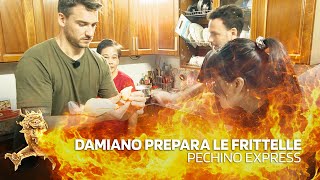 Damiano prepara le frittelle  Pechino Express [upl. by Belicia49]