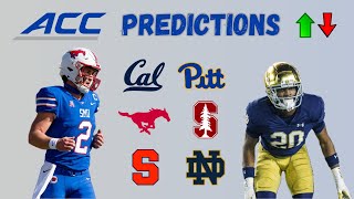 ACC Win Total Predictions 2024  Part 3 acc predictions collegefootball [upl. by Arri]