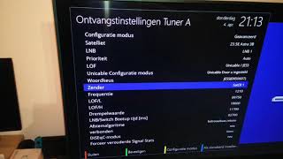 Unicable configuratie icm Vu OpenAtv [upl. by Yasdnil]